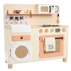 LTV - Rattan Wooden Play Kitchen - FSC 100%