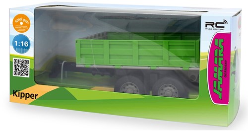Jamara - Tipper Trailer green for RC-Tractor 1:16-2