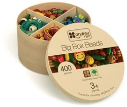 ANDREU - Box met houten kralen