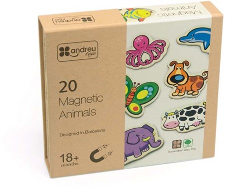 ANDREU - 20 magnetische dieren
