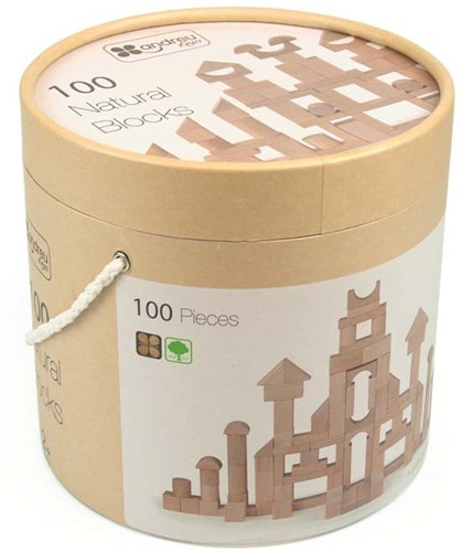 ANDREU - 100 blank houten blokken