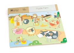 ANDREU - Puzzel boerderij pastel
