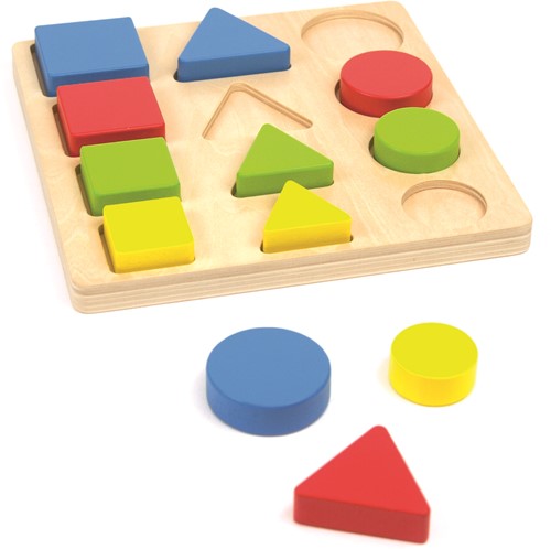 ANDREU - 3 geo vormen puzzel (13+1 stuks)-3