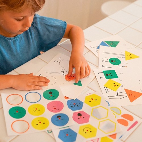 APLI - Stickers Doos Geometrische Emoties-3