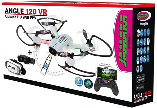 Jamara - Angle 120 VR Drone Wide Angle Altitude HD FPV Wifi-2