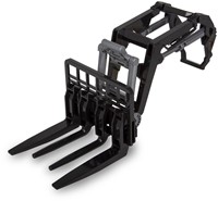 Jamara - Front loader with fork 1:24S incl. Pallet and Oil drum