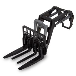 Jamara - Front loader with fork 1:24S incl. Pallet and Oil drum