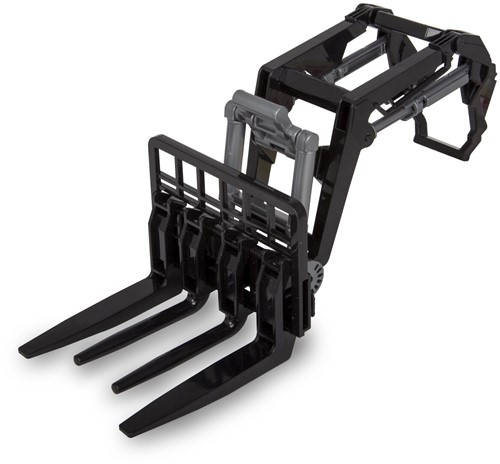 Jamara - Front loader with fork 1:24S incl. Pallet and Oil drum