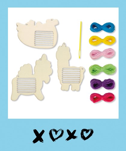 Lena Mini Weefraam Dieren-3