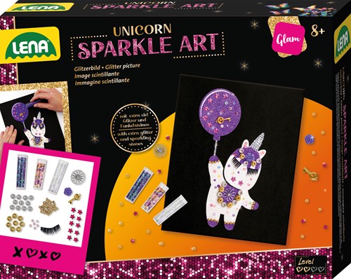 Lena Sparkle Art Eenhoornje Met Hoes