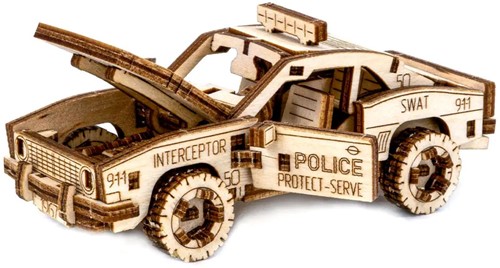 Wooden City - Police Car-3