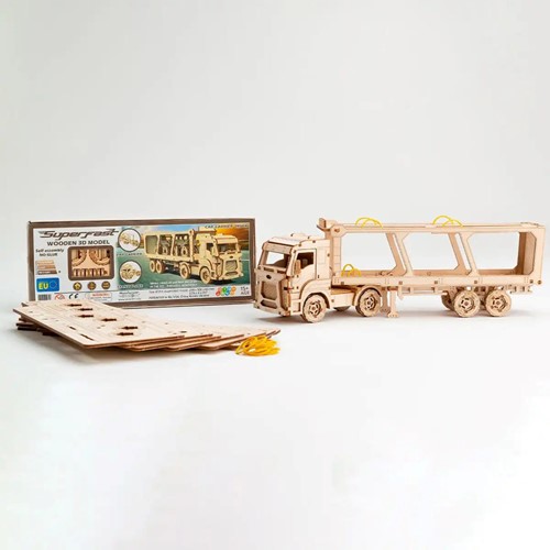 Wooden City - Car carrier truck-2