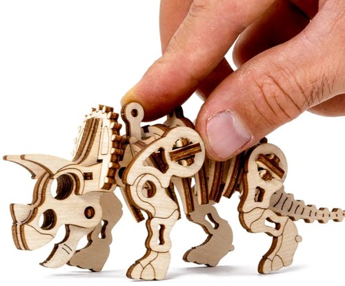 Wooden City - Triceratops-3