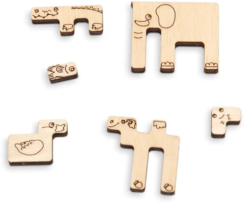 Wooden City - ZOO puzzle-3