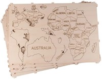 Wooden City - WORLD MAP L-3
