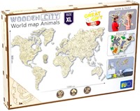 Wooden City - WORLD MAP XL-3