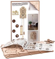 Wooden City - Royal clock-2