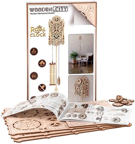 Wooden City - Royal clock-2