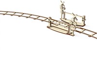 Wooden City - Round railway + crossing-2