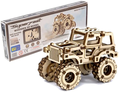 Wooden City - Monster Truck 1