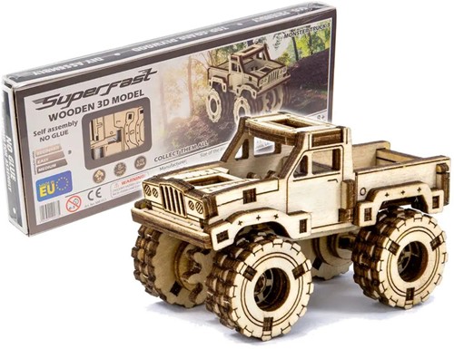 Wooden City - Monster Truck 3