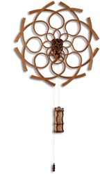 Wooden City - Kinetic Wall Art Sculpture Ornate Geometric