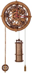 Wooden City - Industrial Vintage Wall Clock