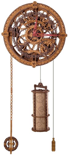 Wooden City - Industrial Vintage Wall Clock