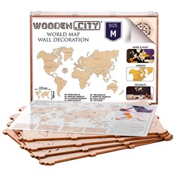 Wooden City - WORLD MAP M