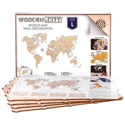 Wooden City - WORLD MAP L