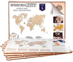 Wooden City - WORLD MAP L
