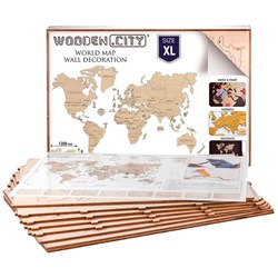 Wooden City - WORLD MAP XL