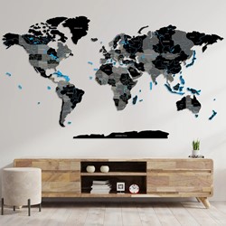 Wooden City - World Map Expedition Series Dots