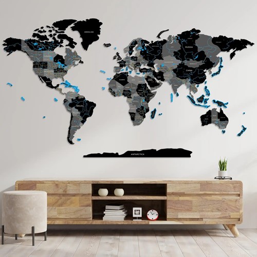 Wooden City - World Map Expedition Series Dots