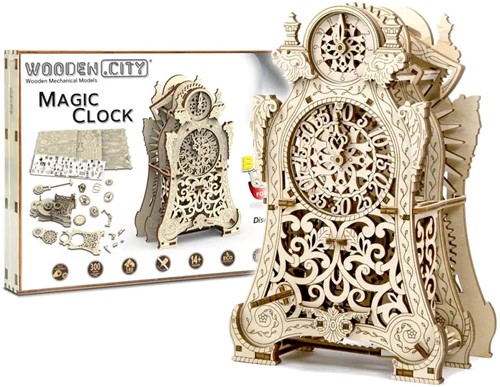 Wooden City - Magic Clock