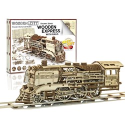 Wooden City - Wooden Express with rails