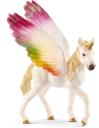 Schleich Bayala® Winged rainbow unicorn, foal