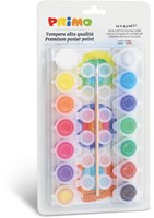 Primo - Plakkaatverf Set 14 Kleuren Inclusief Kwast-2