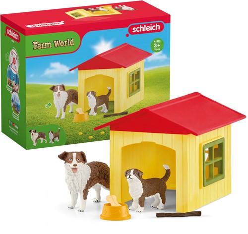 Schleich Farm World Hondenhok-2
