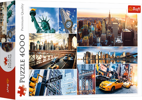 Trefl 4000 - New York - collage