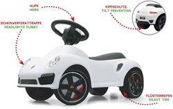 Jamara - Push-Car Porsche 911 white