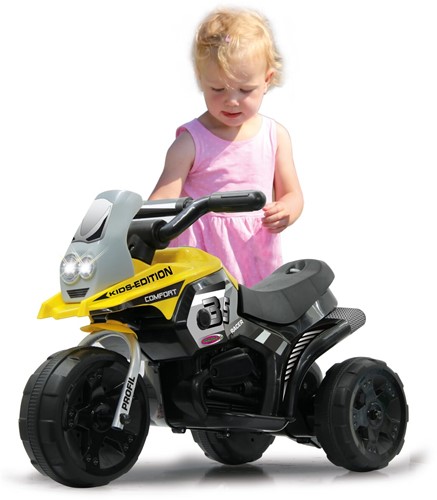 Jamara - Ride-on E-Trike Racer yellow 6V