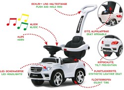 Jamara - Push-Car Mercedes-Benz AMG GL63 white 2in1
