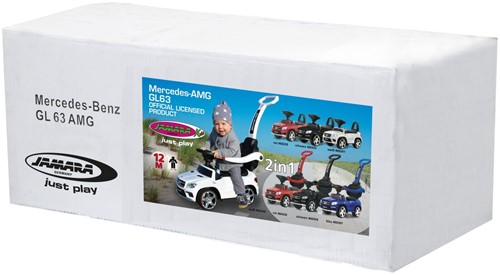 Jamara - Push-Car Mercedes-Benz AMG GL63 white 2in1-2