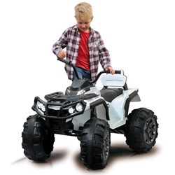 Jamara - Ride-on Quad Predector white 12V