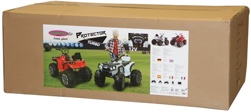 Jamara - Ride-on Quad Predector white 12V-2