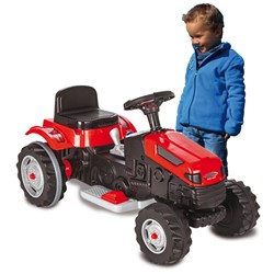 Jamara - Ride-on Tractor Strong Bull red 6V
