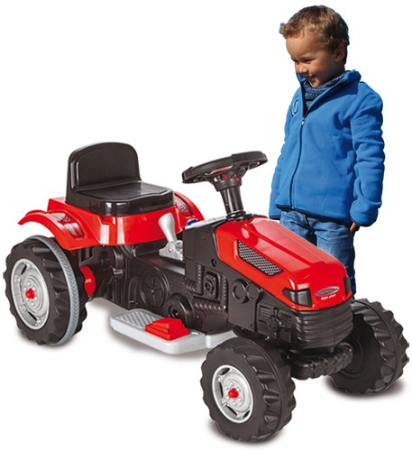 Jamara - Ride-on Tractor Strong Bull red 6V