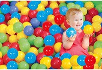 Jamara - Balls for Ballpool Happy Balls 90mm 100 pcs-2