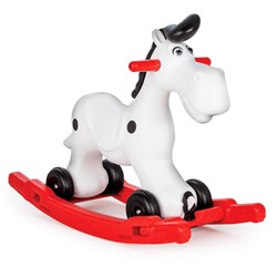 Jamara - Rocking Horse Bob Gallop white/red